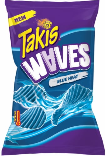 Takis Blue Heat Wave Rolled Tortilla Chips Perspective: front