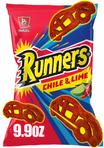 Barcel Runners Chili Pepper & Lime Corn Snacks Perspective: front