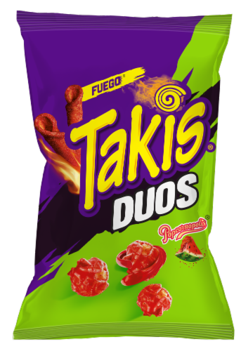 Takis® Fuego® Dous Hot Chili Pepper Lime & Watermelon Extreme Spicy Snack Mix Perspective: front