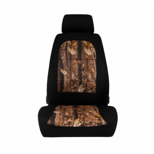 Pilot Automotive Camo Seat Cover Perspective: front