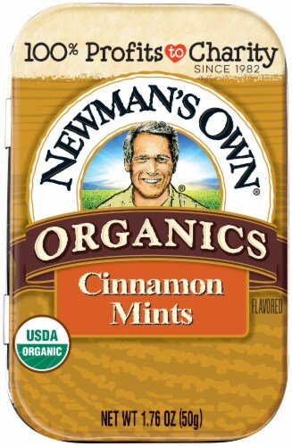 Newman's Own Organic Cinnamon Mints Perspective: front