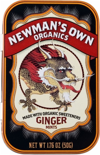 Newman's Own Organic Ginger Mints Perspective: front