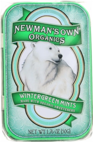 Newman's Own Organic Wintergreen Mints Perspective: front