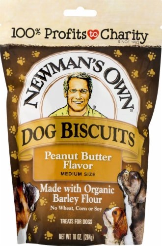 Newman's Own® Peanut Butter Flavor Dog Biscuits Perspective: front