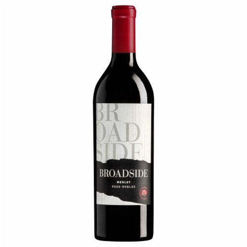 Broadside Merlot Paso Robles Red Wine Perspective: front