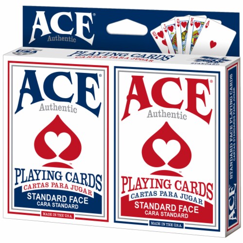 Ace Standard Double Deck Playing Cards Perspective: front