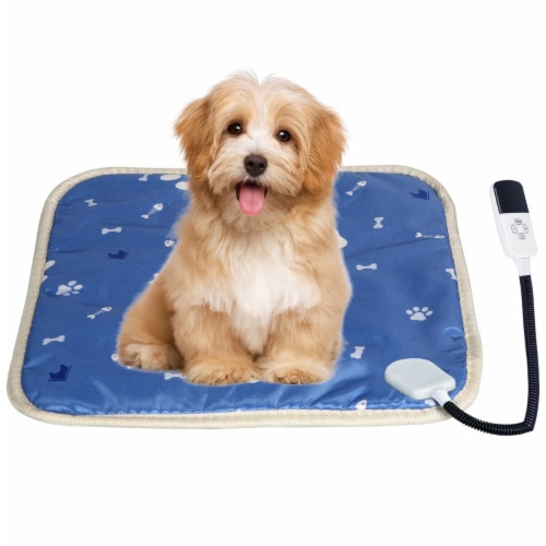 Pet Heating Pad Electric Dog Cat Heating Mat Waterproof Warming Blanket With 9 Heating Level, S