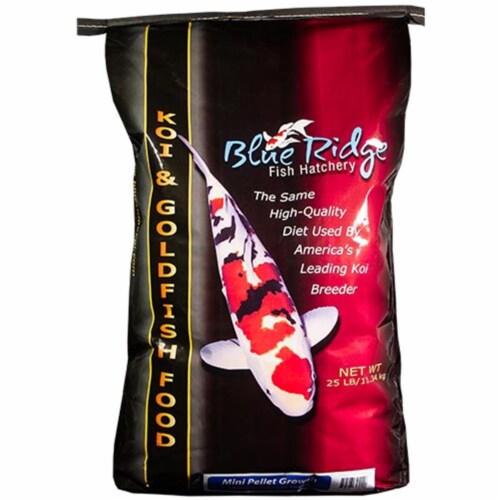 Blue Ridge 20251 Floating Mini-Pellet Growth Fish Food - 25 lbs Perspective: front