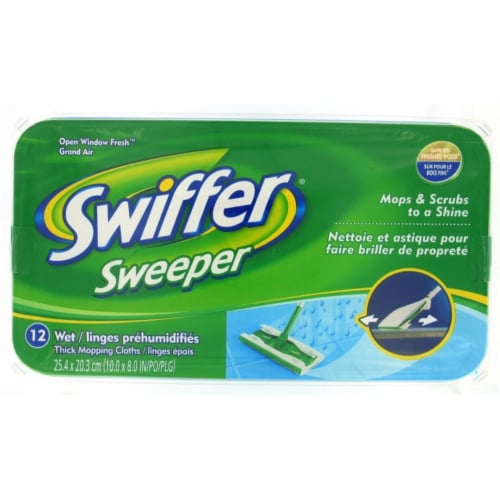 Swiffer Swiffer Sweeper Wet Mopping Cloths, with Gain Scent, 12 count