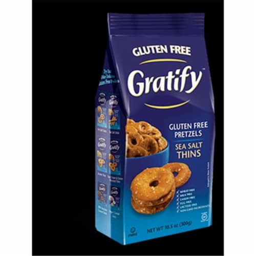 GRATIFY PRTZL EVERTYHING THINS GF-10.5 OZ -Pack of 6 Perspective: front