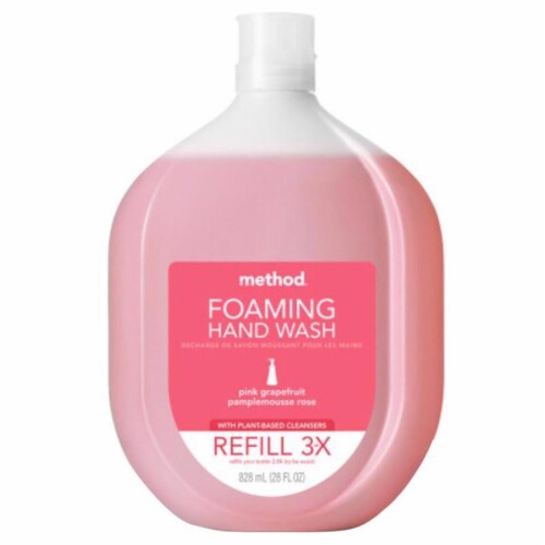 Method 28 oz Method Rethink Pink Grapefruit Scent Foam Refill Hand Soap