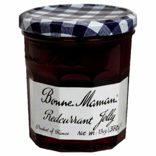 BONNE MAMAN JELLY RED CURRANT-13 OZ -Pack of 6 Perspective: front