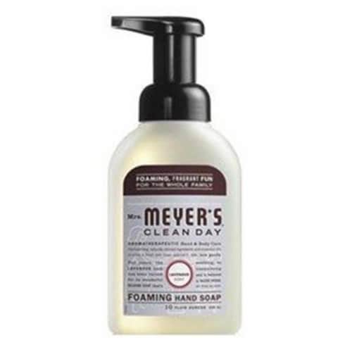 Mrs Meyers Clean Day Foaming, Lavender, 6 x 10 Oz. Perspective: front