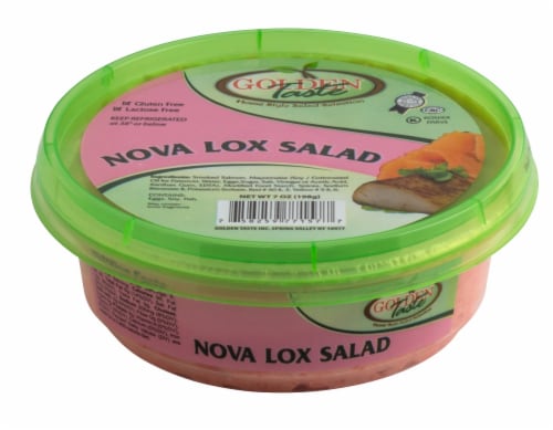 Golden Taste Nova Lox Salad Perspective: front