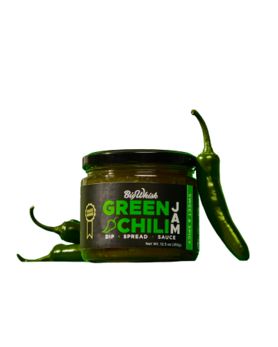 Big Whisk Green Chilil Jam Perspective: front