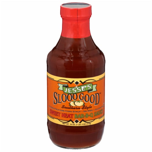 Jesse's Slooo Good™ Hot BBQ Sauce Perspective: front
