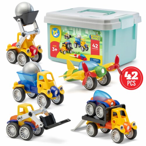 Magnetic Toy Cars Set 42 PCS 1 Harris Teeter