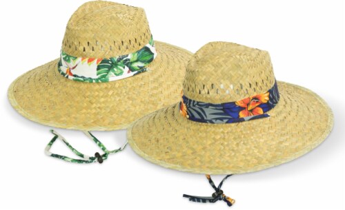 Petre Grimm Safari Tropical Straw Hat Perspective: front