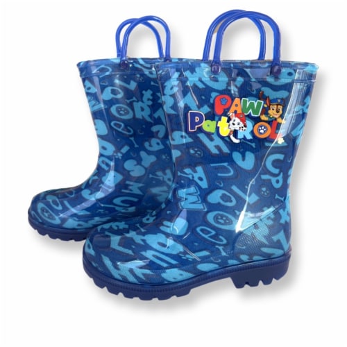 Paw Patrol Boys Light Up Rain Boots 22 EU 6 Toddler US Smith s Food and Drug