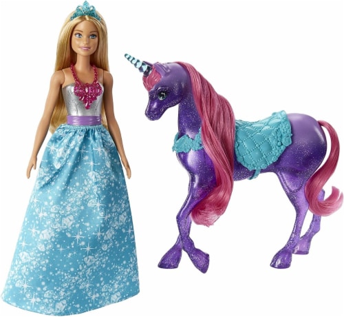 Barbie Dreamtopia Princess Doll and Purple Unicorn, 1 - Smith's Food and  Drug