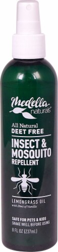 Medella Naturals Lemongrass Oil Insect & Mosquito Repellent Perspective: front