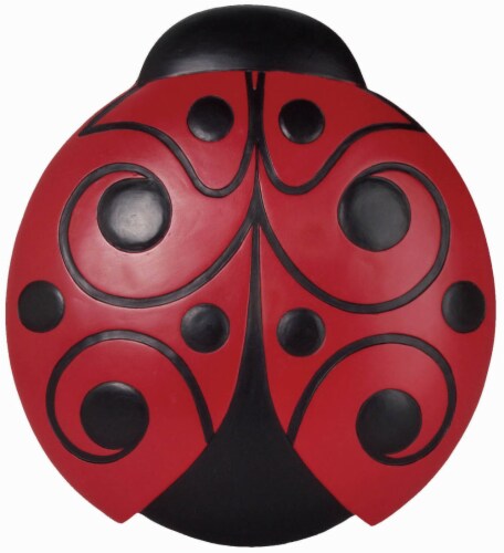 Spoontiques Ladybug Stepping Stone Wall Plaque Perspective: front