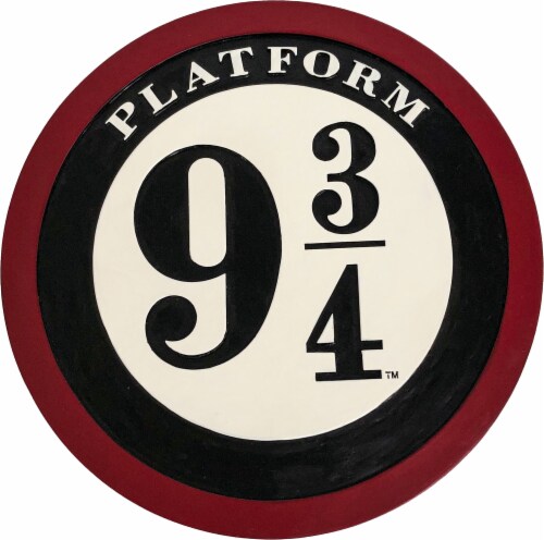 Spoontiques® Stepping Stone / Wall Plaque - Platform 9 3/4 Perspective: front