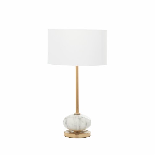 Juniper + Iris Metal Glam Table Lamp - Gold Perspective: front
