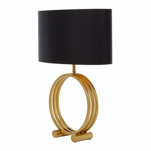 Juniper + Iris Venus William Metal Glam Table Lamp - Gold Perspective: front