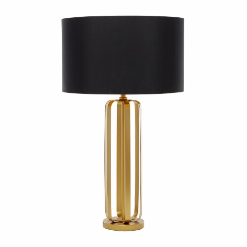 Juniper + Iris Venus William Gold Metal Transitional Table Lamp Perspective: front