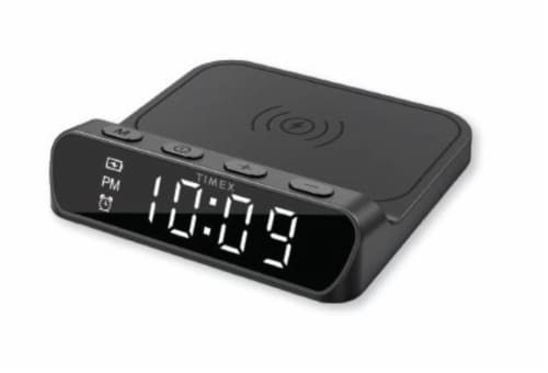 Timex Wireless Charging Alarm Clock Perspective: front