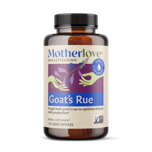Motherlove® Goat's Rue Herbal Lactation Supplement Perspective: front