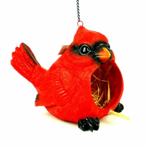 Land & Sea LS817CB1 Cardinal Birdhouse, Red, 1 - Ralphs