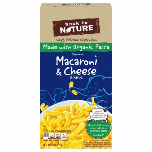 Back to Nature Organic Elbow Macaroni & Cheese Dinner Perspective: front