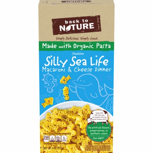 Back To Nature Organic Silly Sea Life Macaroni Cheese Dinner 6 Oz Fry S Food Stores
