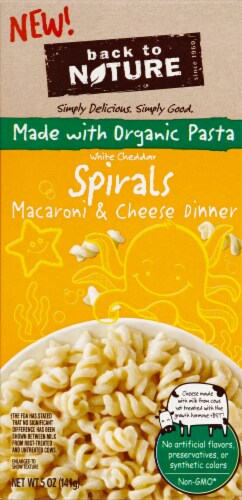 Back To Nature Pasta Spirals With Cheese 5 Oz Metro Market
