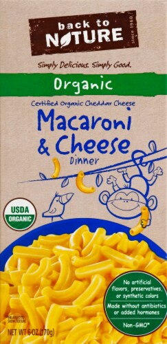 Back To Nature Organic Macaroni Cheese Dinner 6 Oz Fred Meyer