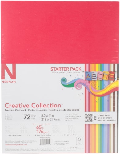 Neenah Creative Collection™ 65 lb Assorted Card Stock - 72 Sheets, 8.5 x 11  in - Fry's Food Stores