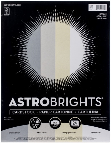 Astrobrights® Metallic Cardstock, 24 ct - Dillons Food Stores