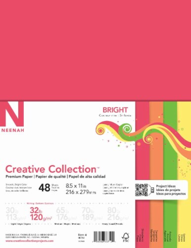 Neenah Astrobrights 70 lb. Cardstock - 25 Sheets, 8.5 x 11 Inch