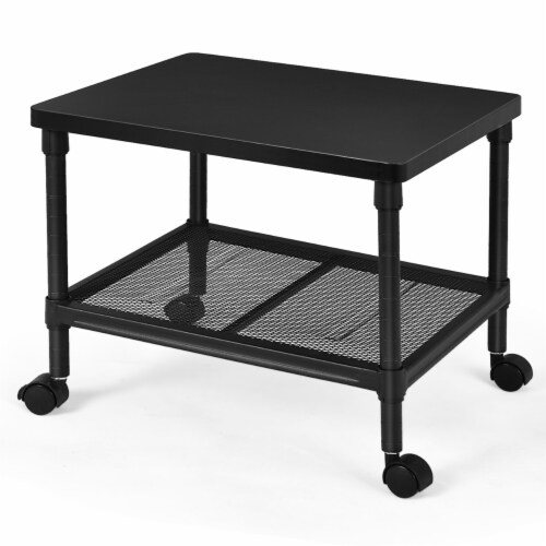 Double printer stand discount