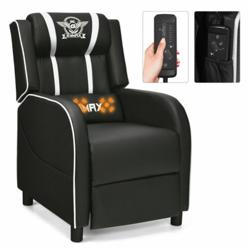 Massage Gaming Recliner Chair Racing Single Lounge Sofa Home