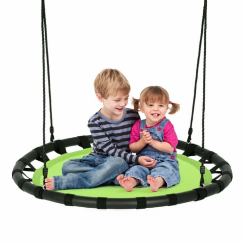 Flying saucer set sales metal patio swing