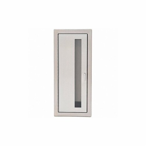 Alta Fire ExtinguisherCabinet,26-1/2inH,White  7024-DV Perspective: front
