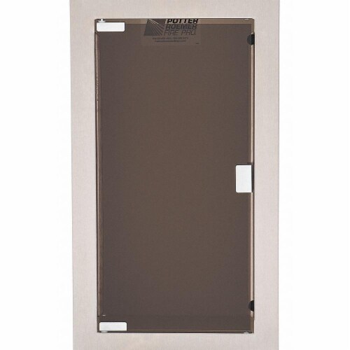 Buena FireExtinguisherCabinet,20-3/4inH,Acrylc  7158-A-19 Perspective: front
