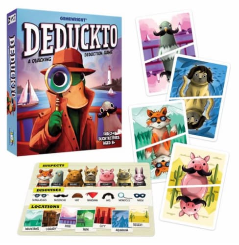 Ceaco GameWright® Deduckto Board Game Perspective: front