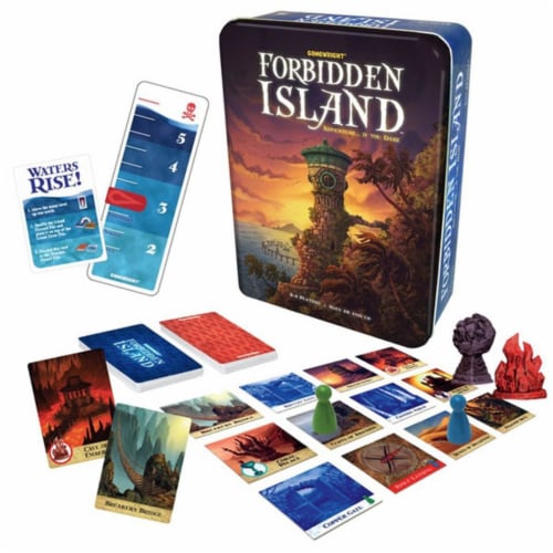 Gamewright Forbidden Island Game Perspective: front