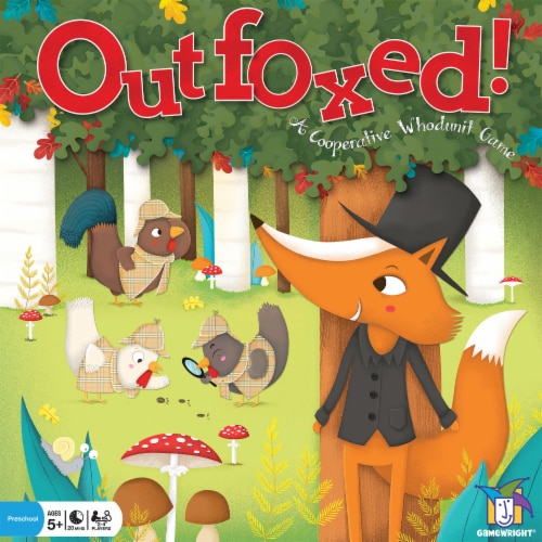 Gamewright Outfoxed! Board Game Perspective: front