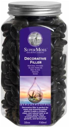 SuperMoss® Decorative Black Stone Filler Perspective: front