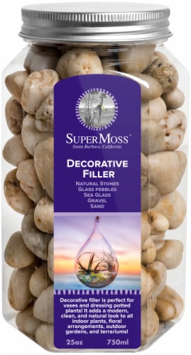 SuperMoss® Decorative White Stone Filler Perspective: front